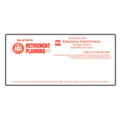 Retirement Planning (Button Style) Teller Receipt