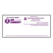 Our Community (Button Style) Teller Receipt
