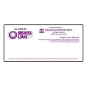Business Loans (Button Style) Teller Receipt