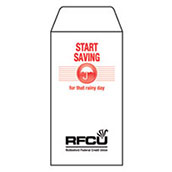 Start Saving 1-Color Drive-Up Envelopes (Button)