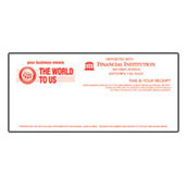 The World to Us Loan  (Button Style) Teller Receipt