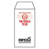 The World To Us (Button) 1-Color Drive-Up Envelopes