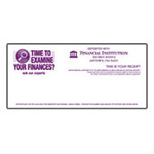 Examine Your Finances (Button Style) Teller Receipt