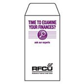 Examine your Finances (Button) 1-Color Drive-Up Envelopes