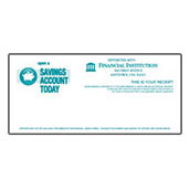 Savings Account Today (Button Style) Teller Receipt