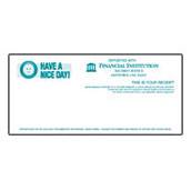Have a Nice Day (Button Style) Teller Receipt