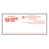Vacation Loan (Button Style) Teller Receipt