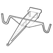 Acrylic Slatwall Single Eyeglass Holder