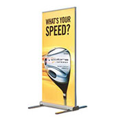 Outdoor 2-Sided Banner Stand - 33-7/16w x 70-7/8h Graphic