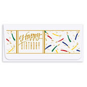 Happy Holidays with Snowflakes Currency Envelope