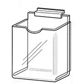 Acrylic Slatwall Single Hosiery Bin