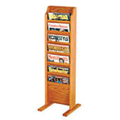 7-Pocket  Free Standing Magazine Rack