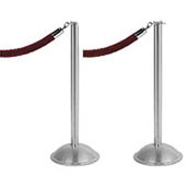 Flat Top Stanchion w/ Dome Base, Set of 2