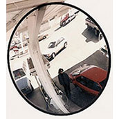 Outdoor Round Acrylic Convex Mirror