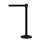 Queueway Economical Black Retractable Post