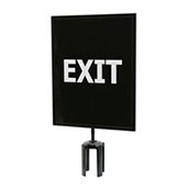 (Exit) 2-Sided Traffic Sign for Queueway Post - 11w x 14h