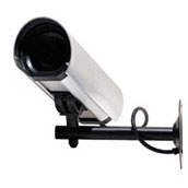 Indoor/Outdoor Dummy Security Camera with LED Light