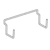 Slatwall Double Display Hook, 4 x 1 1/8