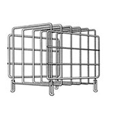 Slatwall Wire Grid Cube