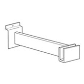 Slatwall Rectangular Hangrail Bracket - 12in