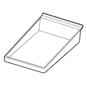 Acrylic Slatwall Tray 14 in