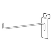 Slatwall Hook with 90 degree tip, 1/4 x 10