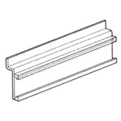 Acrylic Slatwall Signage Strips, 1-1/4 x 6