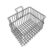 Square Slatwall Basket, 8 in