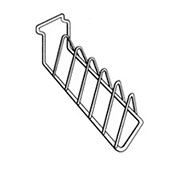 Chrome Wire Slatwall Clutch Bag Holder