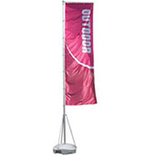 Outdoor Wind Dancer Banner w/ Full Color Graphic