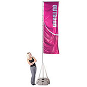 Outdoor Wind Dancer Banner w/ Full Color Graphic