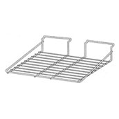 Slatwall Wire Shelf with Side Supports