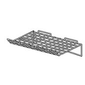 Downslant Wire Slatwall Shelf