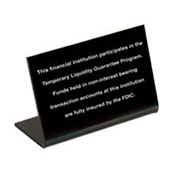 Temporary Liquidity Participation Sign - 4w x 3h