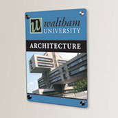 11w x 14h Stand-Off Acrylic Sign Systems