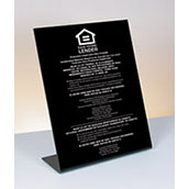 Equal Housing Lender (National Banks) SPANISH - 11w x 14h Acrylic