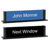 Slide-In Reversible Acrylic Name Holder