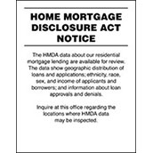 Home Mortgage Disclosure - 11w x 14h Acrylic
