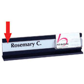 Name Insert, White with Black Copy