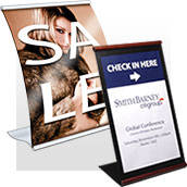 Contemporary Counter Sign Holders