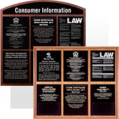 Wood Frames for Acrylic Signs