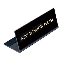 Counter Sign - Next Window Please