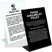 Counter Policy Signs