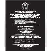 Equal Housing Lender - National Banks