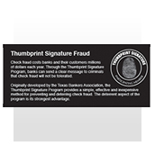 Thumbprint Signature