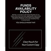 Funds Availability Policy