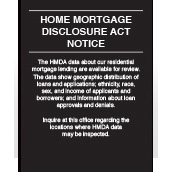 Home Mortgage Disclosure