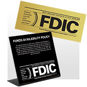 All FDIC Signs