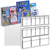 Clear Acrylic Brochure Holders - Wall