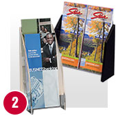 2 Pocket Brochure Holders